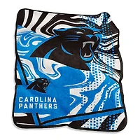 Carolina Panthers 50" x 60" Swirl Raschel Throw Blanket
