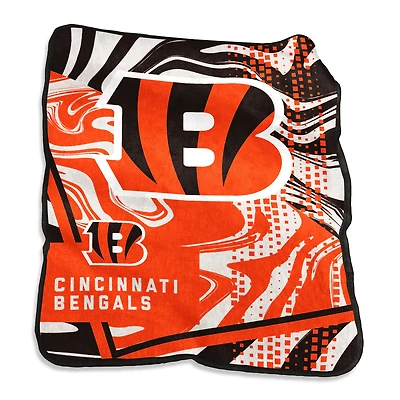 Cincinnati Bengals 50" x 60" Swirl Raschel Throw Blanket
