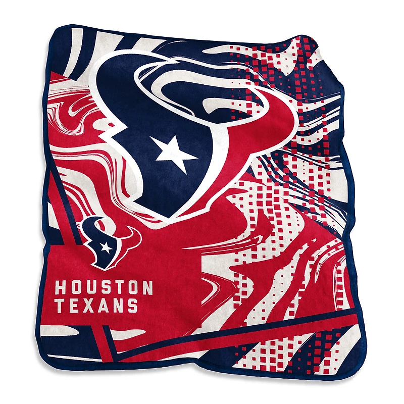 Houston Texans 50" x 60" Swirl Raschel Throw Blanket