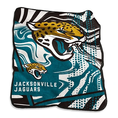 Jacksonville Jaguars 50" x 60" Swirl Raschel Throw Blanket