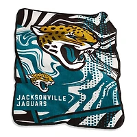 Jacksonville Jaguars 50" x 60" Swirl Raschel Throw Blanket
