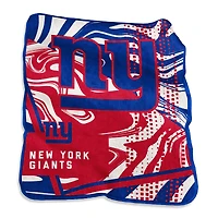 New York Giants 50" x 60" Swirl Raschel Throw Blanket