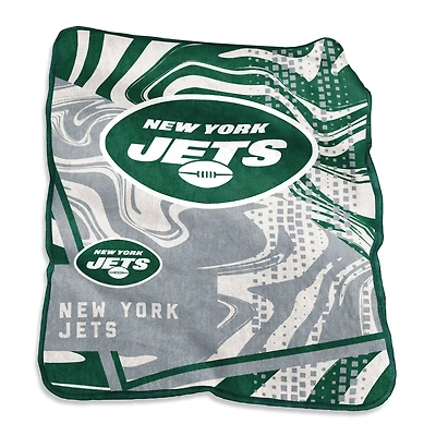 New York Jets 50" x 60" Swirl Raschel Throw Blanket