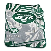 New York Jets 50" x 60" Swirl Raschel Throw Blanket