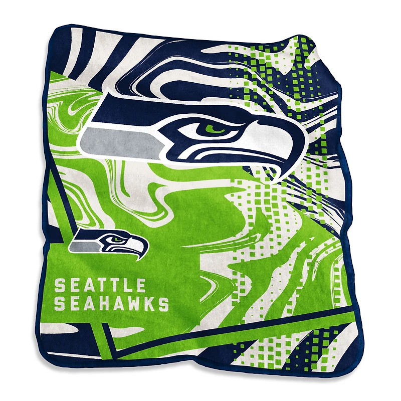 Seattle Seahawks 50" x 60" Swirl Raschel Throw Blanket