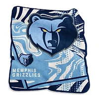 Memphis Grizzlies 50" x 60" Swirl Raschel Throw Blanket
