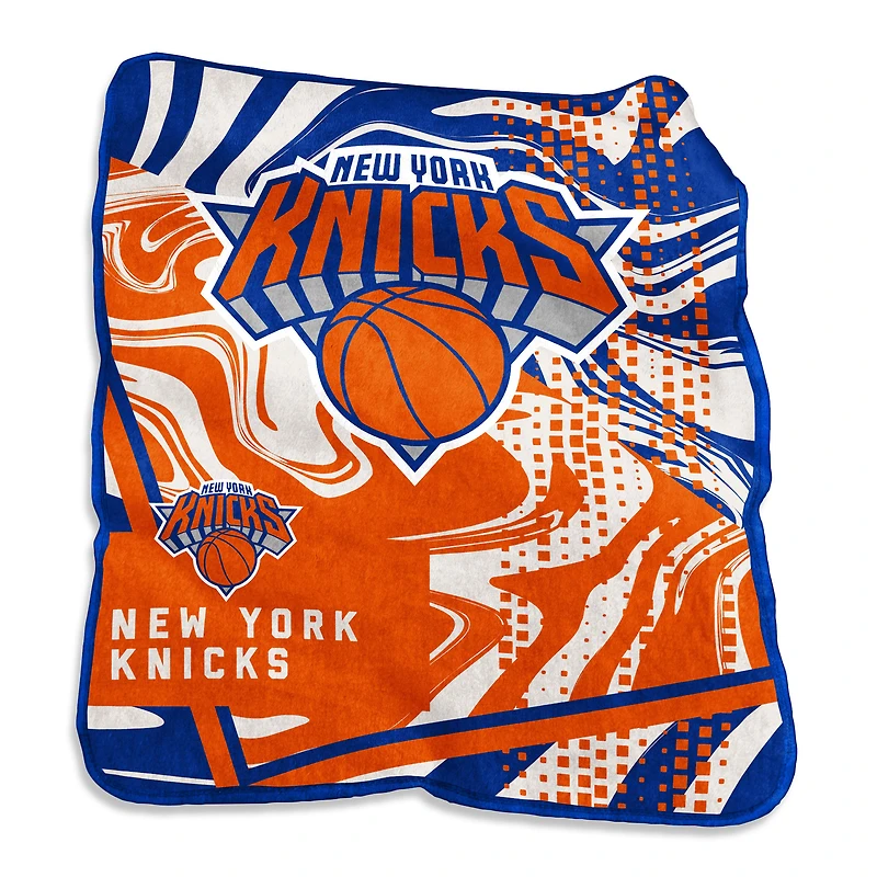 New York Knicks 50" x 60" Swirl Raschel Throw Blanket