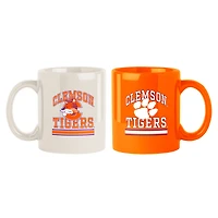 Clemson Tigers Two-Pack 15oz. Color Mug Set