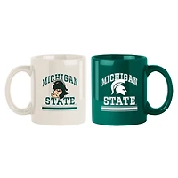 Michigan State Spartans Two-Pack 15oz. Color Mug Set
