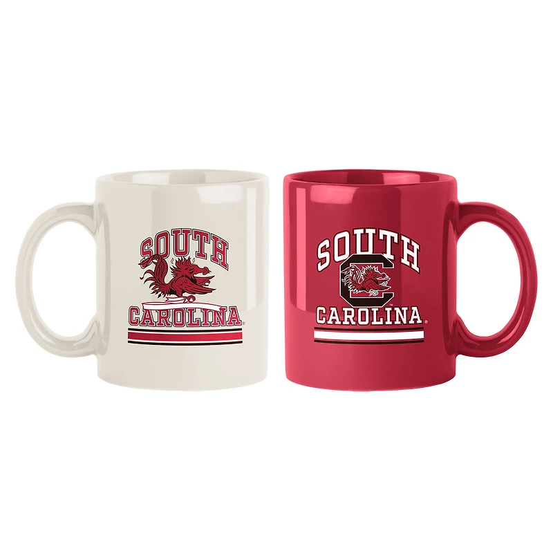 South Carolina Gamecocks Two-Pack 15oz. Color Mug Set