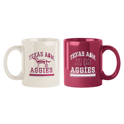 Texas A&M Aggies Two-Pack 15oz. Color Mug Set