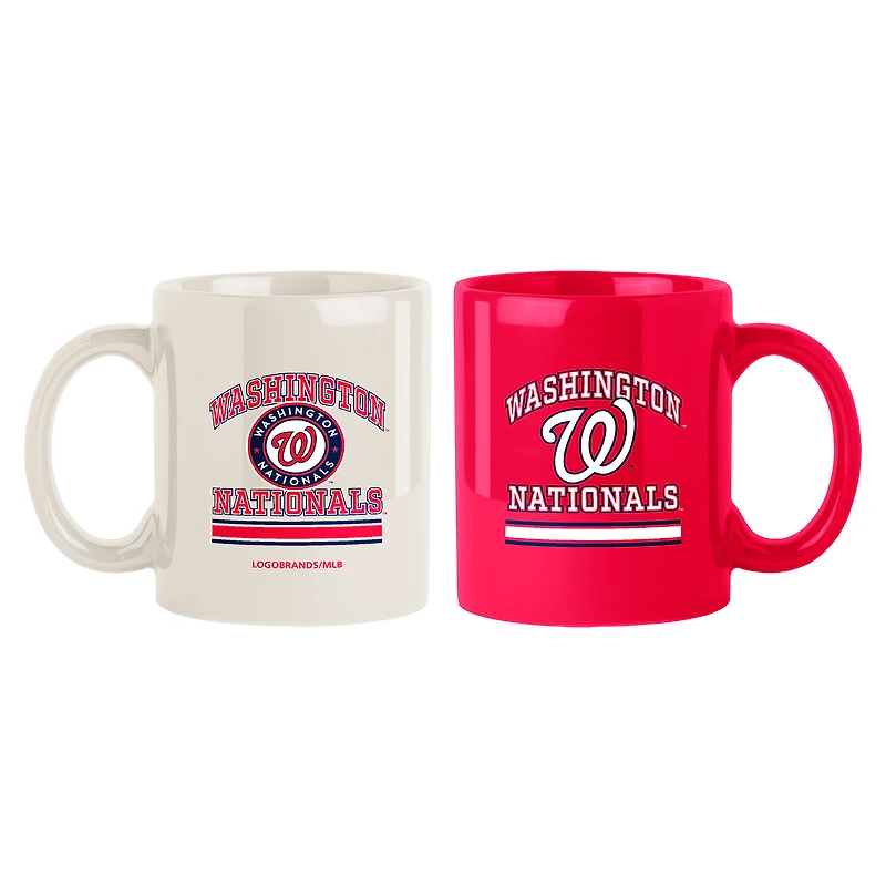 Washington Nationals Two-Pack 15oz. Color Mug Set