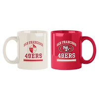 San Francisco 49ers Two-Pack 15oz. Color Mug Set