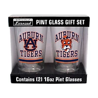 Auburn Tigers 16oz. Pint Glass Two Pack