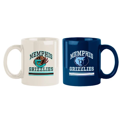 Memphis Grizzlies Two-Pack 15oz. Color Mug Set