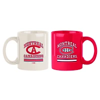 Montreal Canadiens Two-Pack 15oz. Color Mug Set