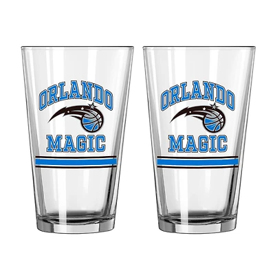 Orlando Magic 16oz. Pint Glass Two Pack