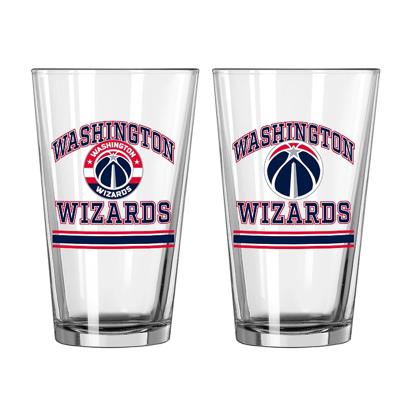 Washington Wizards 16oz. Pint Glass Two Pack