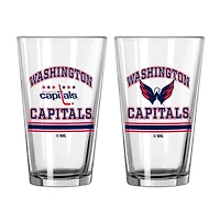 Washington Capitals 16oz. Pint Glass Two Pack