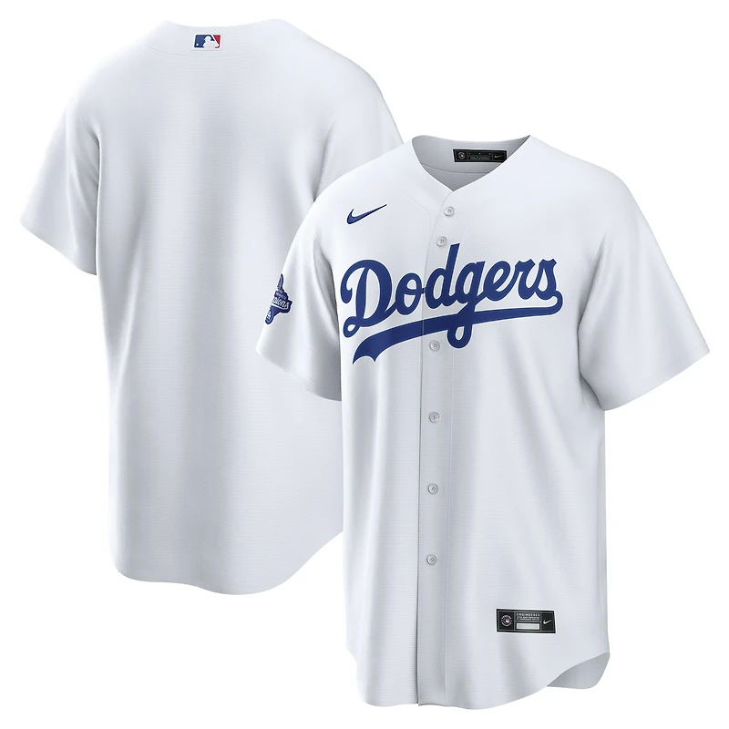 Men's Nike White Los Angeles Dodgers Home 2025 World Series Champions Replica Jersey