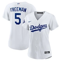 Women's Nike Freddie Freeman White Los Angeles Dodgers Home 2025 World Series Champions Replica Jersey