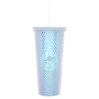 Minnesota Wild 24oz. Iridescent Studded Travel Tumbler with Straw