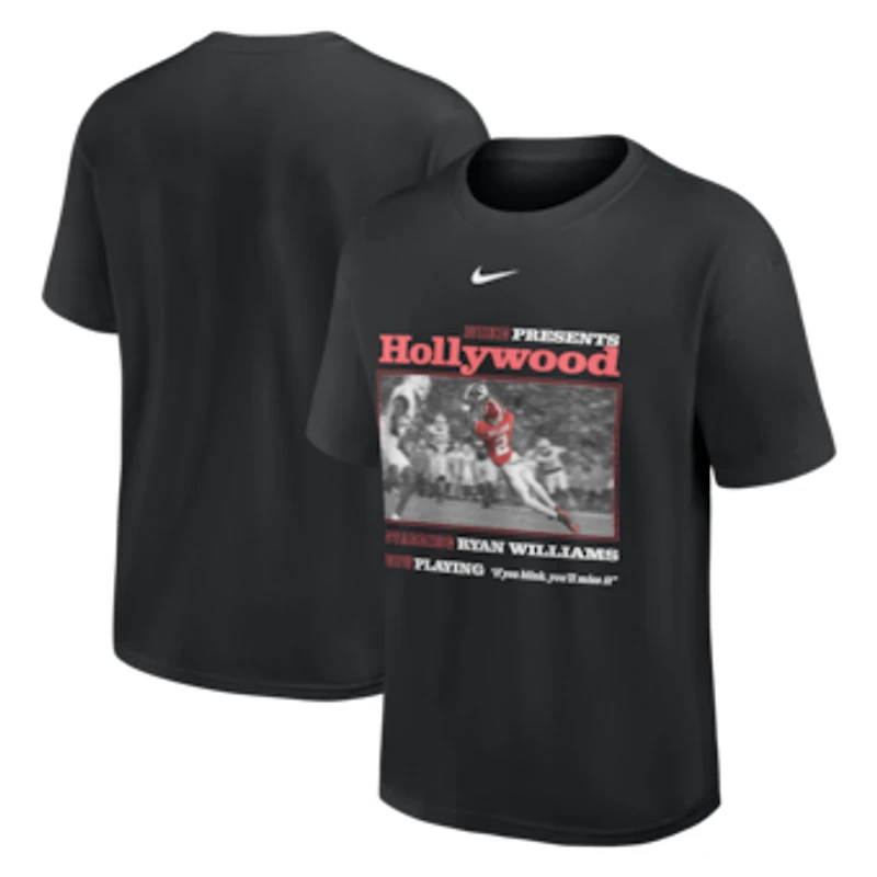 Men's Nike Ryan Williams Black Alabama Crimson Tide Hollywood T-Shirt