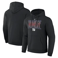 Men's NFL x Darius Rucker Collection by Fanatics  Black New York Giants Rock N' Football Pullover Hoodie
