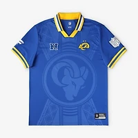 Men's Fanatics Royal Los Angeles Rams Football x Football V-Neck Fan Top