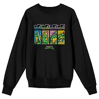 Unisex Black Teenage Mutant Ninja Turtles Arcade Pullover Sweatshirt