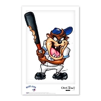 Tasmanian Devil Toronto Blue Jays 11" x 17" Poster Print