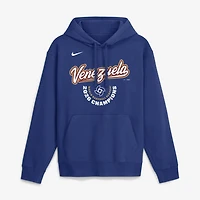Men's Nike  Royal Venezuela Baseball 2026 World Baseball Classic Champions Arched Logo Hoodie