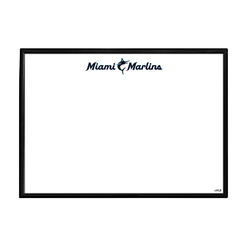Miami Marlins 27" x 19" Dry Erase Wall Sign
