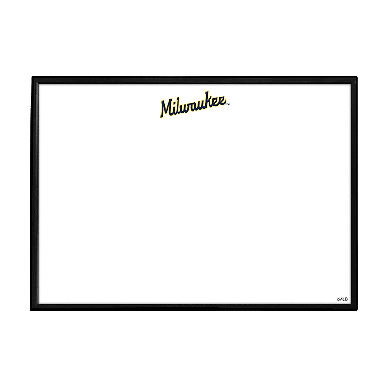 Milwaukee Brewers 27" x 19" Dry Erase Wall Sign