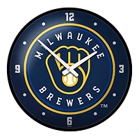 Milwaukee Brewers 17.5" Modern Disc Wall Clock