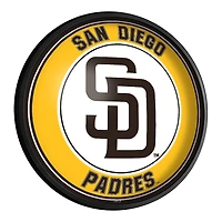 San Diego Padres 18'' Round Slimline Illuminated Wall Sign