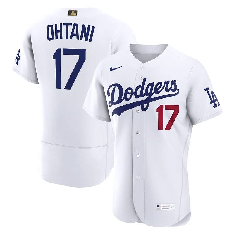 Men's Nike Shohei Ohtani White Los Angeles Dodgers MLB Awards Authentic Jersey