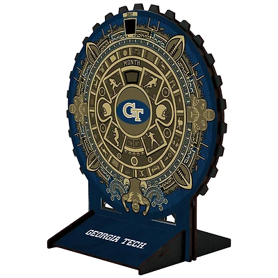 Georgia Tech Yellow Jackets Aztec Circle Desk Calendar