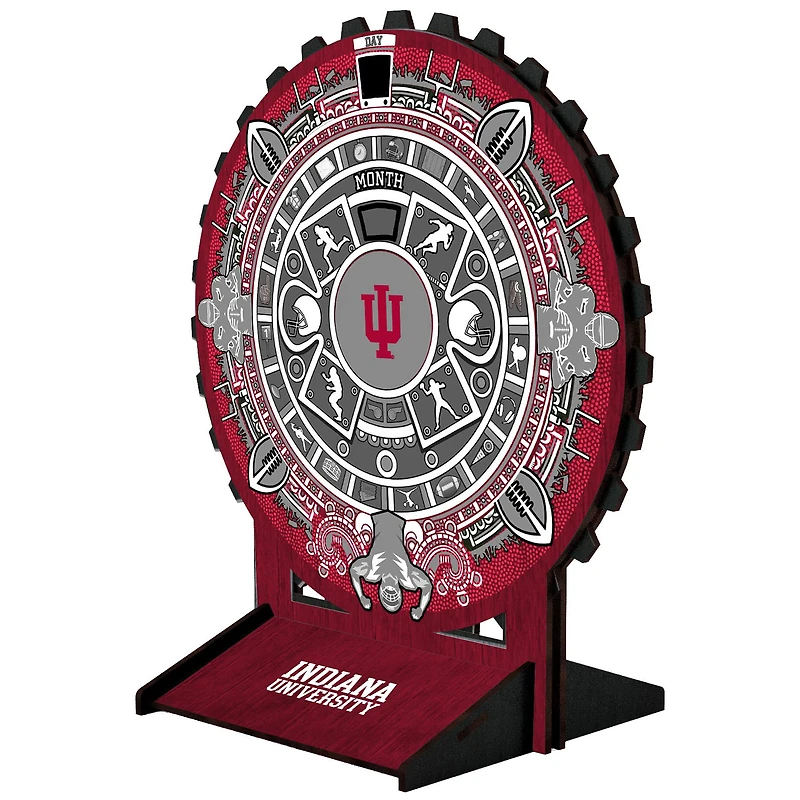 Indiana Hoosiers Aztec Circle Desk Calendar