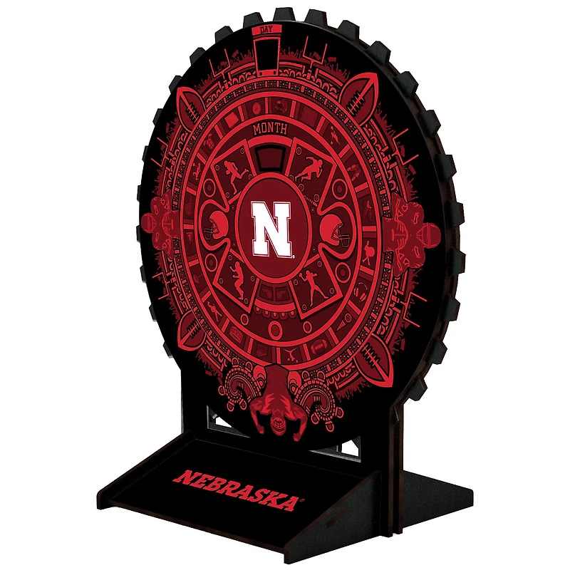 Nebraska Huskers Aztec Circle Desk Calendar