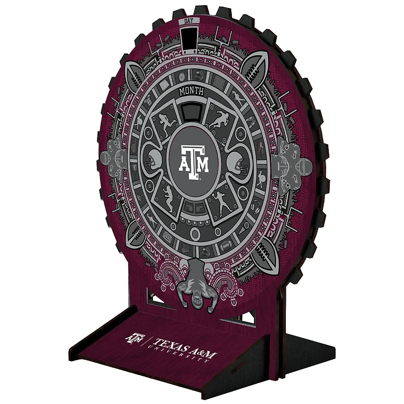 Texas A&M Aggies Aztec Circle Desk Calendar