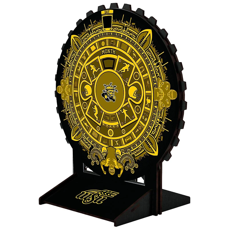 Wichita State Shockers Aztec Circle Desk Calendar