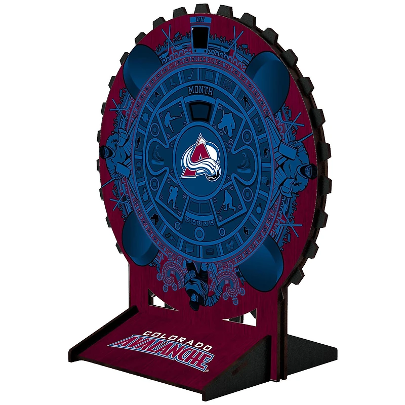 Colorado Avalanche Aztec Circle Desk Calendar