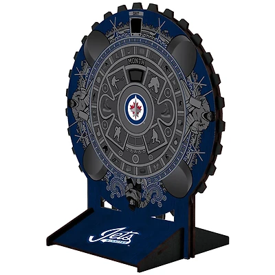 Winnipeg Jets Aztec Circle Desk Calendar