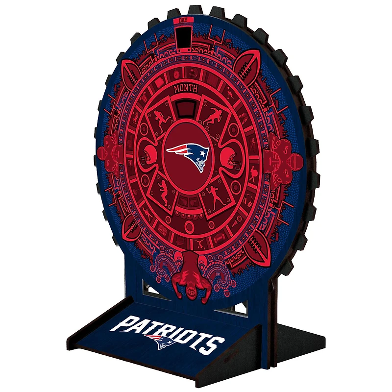 New England Patriots Aztec Circle Desk Calendar