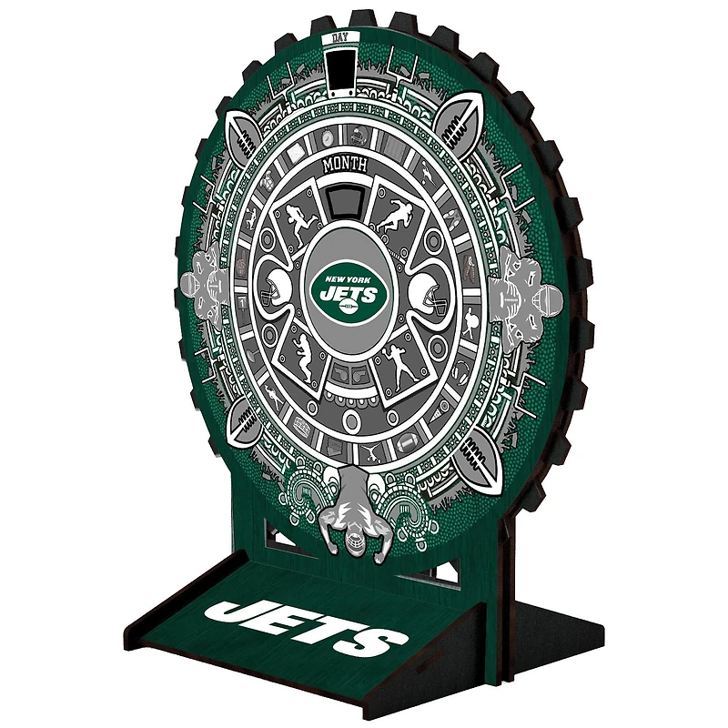 New York Jets Aztec Circle Desk Calendar