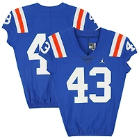 Florida Gators Team-Issued #43 Royal Throwback Jersey from the 2020-21 NCAA Football Seasons