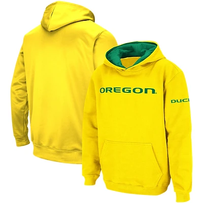 Youth Colosseum  Yellow Oregon Ducks Big Logo Pullover Hoodie