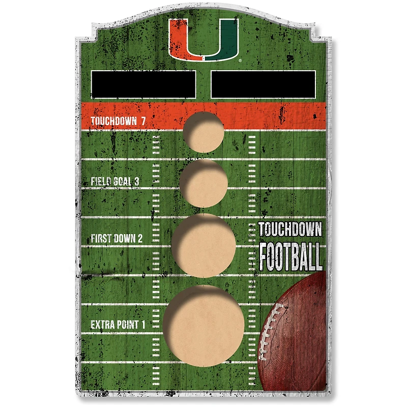 Miami Hurricanes Bean Bag Toss Set