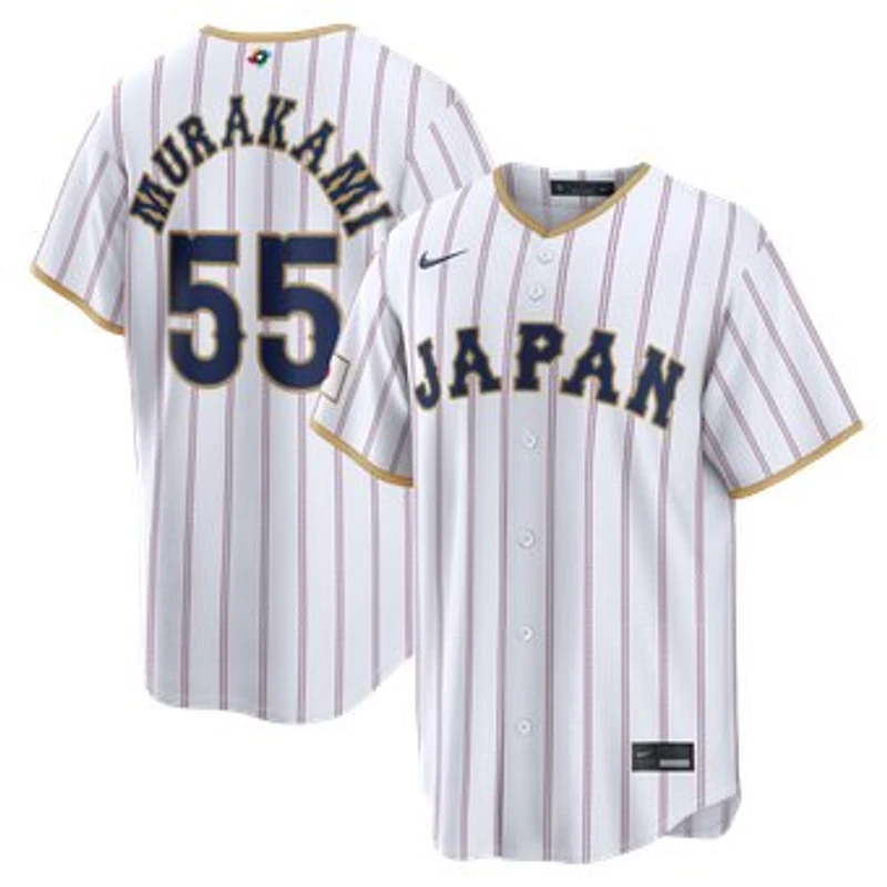 Men's Nike Munetaka Murakami White Japan Baseball 2026 World Baseball Classic Home Stadium Jersey